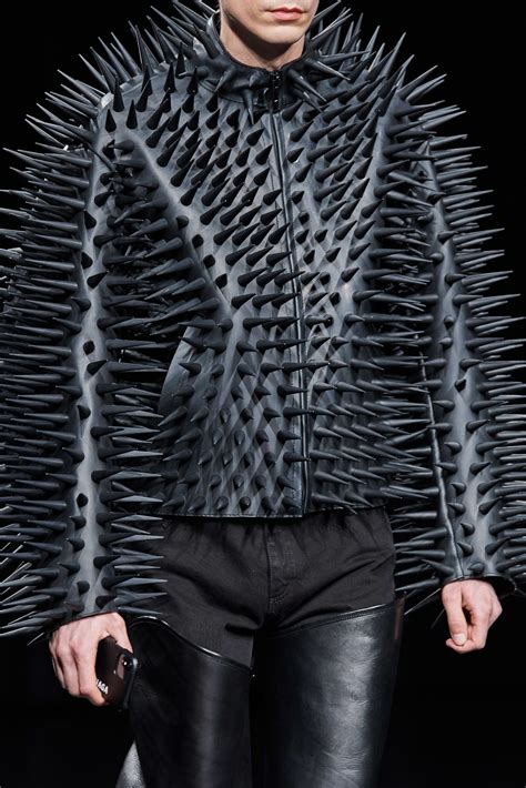 balenciaga spiked jacket